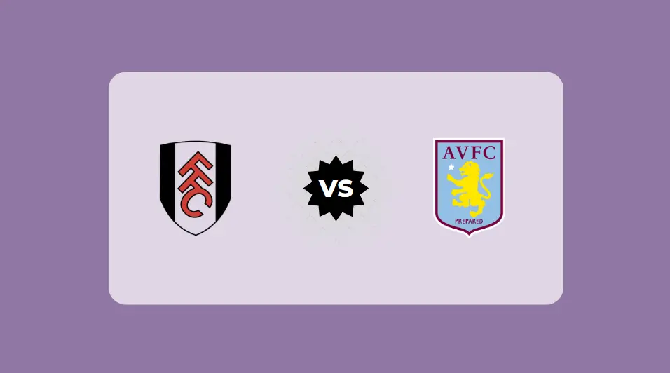 Fulham vs Aston Villa: Premier League Clash at Craven Cottage